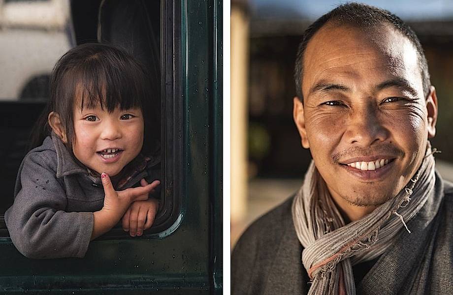Фотограф, которому удается запечатлеть дух Бутана в теплых лицах его жителей 