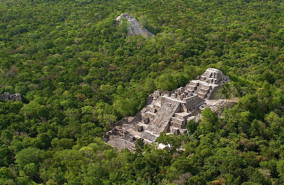 Калакмуль — древний город майя, который захватывают джунгли