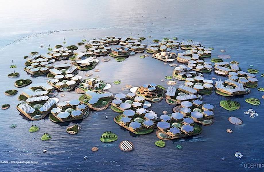 Скоро будем жить на море: архитекторы представили самодостаточный плавучий город 
