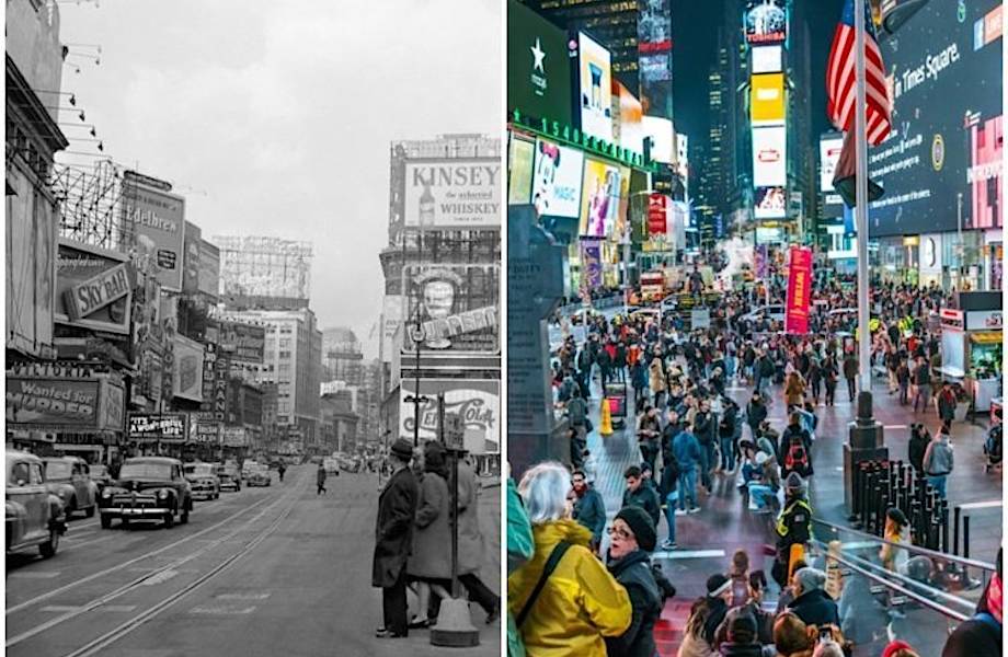Как изменились за годы самые знаменитые достопримечательности Нью-Йорка