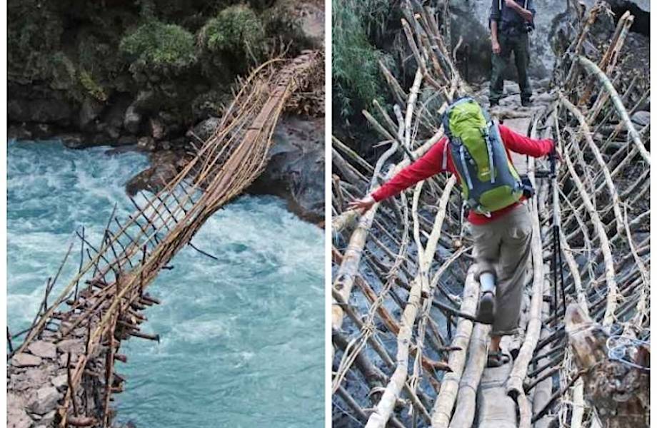 8 пугающих мостов мира, пройти по которым отважатся лишь безумцы