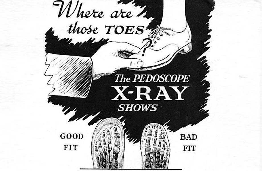 Немного рентгеновского излучения: как в лучших магазинах прошлого выбирали обувь