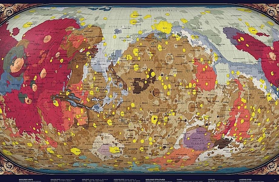 Восхитительные астрономические карты в винтажном стиле