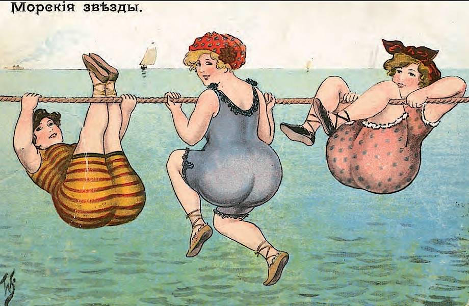 Русские мемы 19 века: забавные почтовые открытки