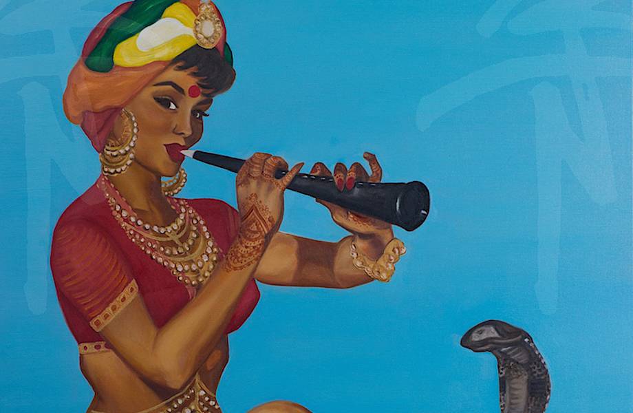 14 соблазнительных работ художницы из Индии о том, как выглядит индийский пин-ап
