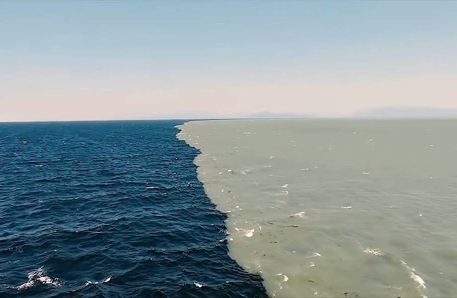 Разделение воды в океане