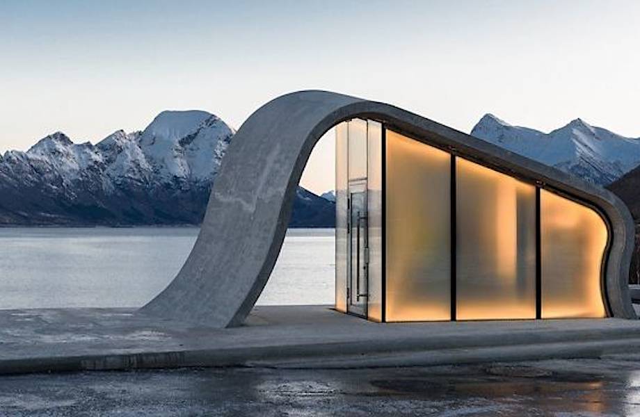 В Норвегии построили самый красивый общественный туалет в мире
