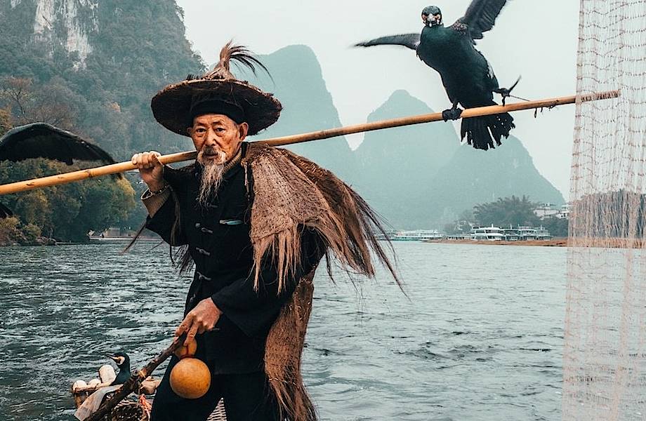 Фотограф сделал потрясающую серию снимков о традиционной китайской рыбалке 