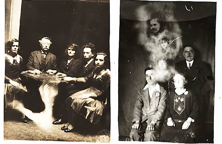 Фото с того света или ретрофотошоп: как Уильям Хоуп снимал духов в 1920-е