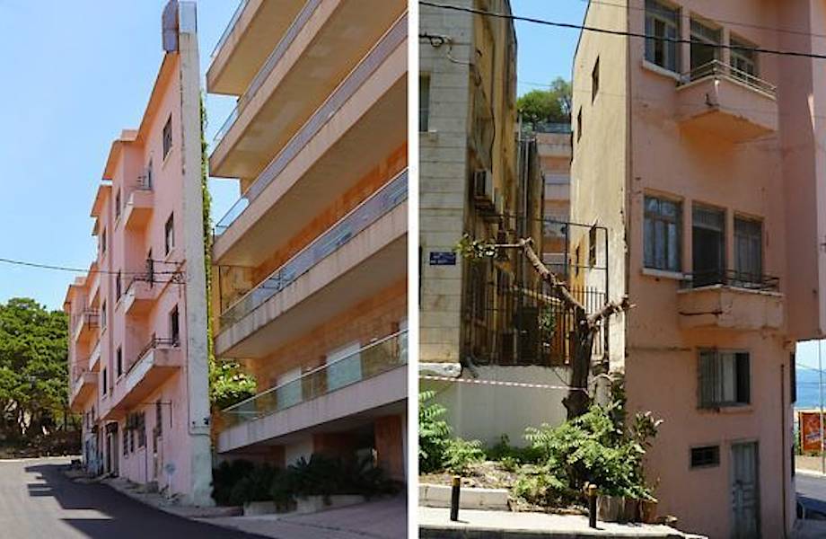 Мужчина построил самый узкий дом в Бейруте, чтобы не дать брату смотреть на море