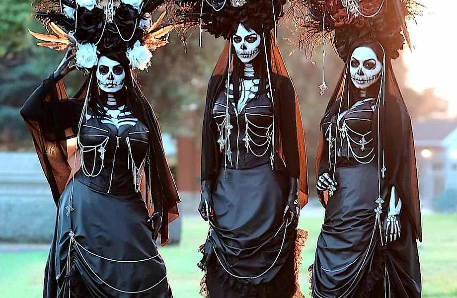 15 самых сногсшибательных костюмов с мексиканского Дня мертвых в этом году