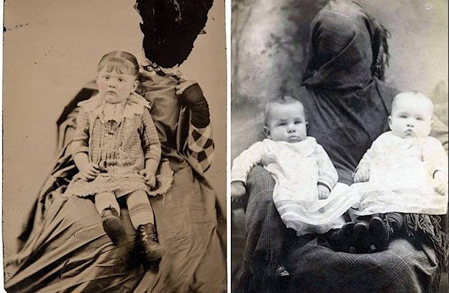 Видео: Зачем матери 19 века прятались на фото за своими детьми