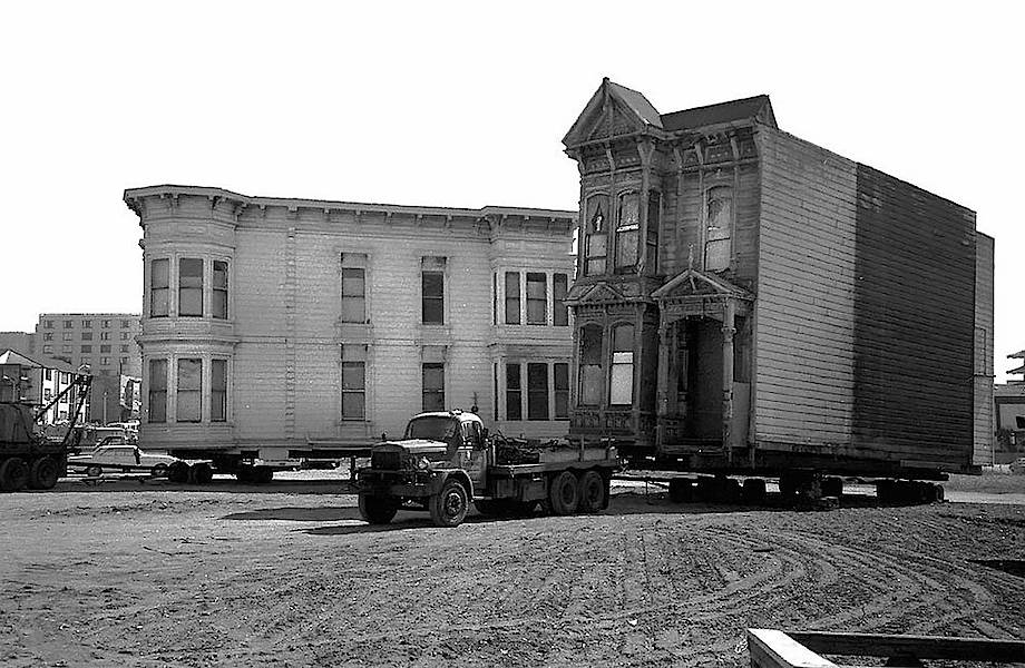 Как викторианские дома переезжали в Сан-Франциско в 1970-е годы 