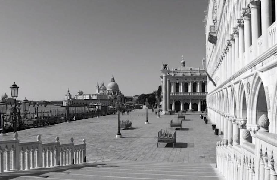 Итальянец снял меланхоличное видео о том, как Венеция превратилась в город-призрак
