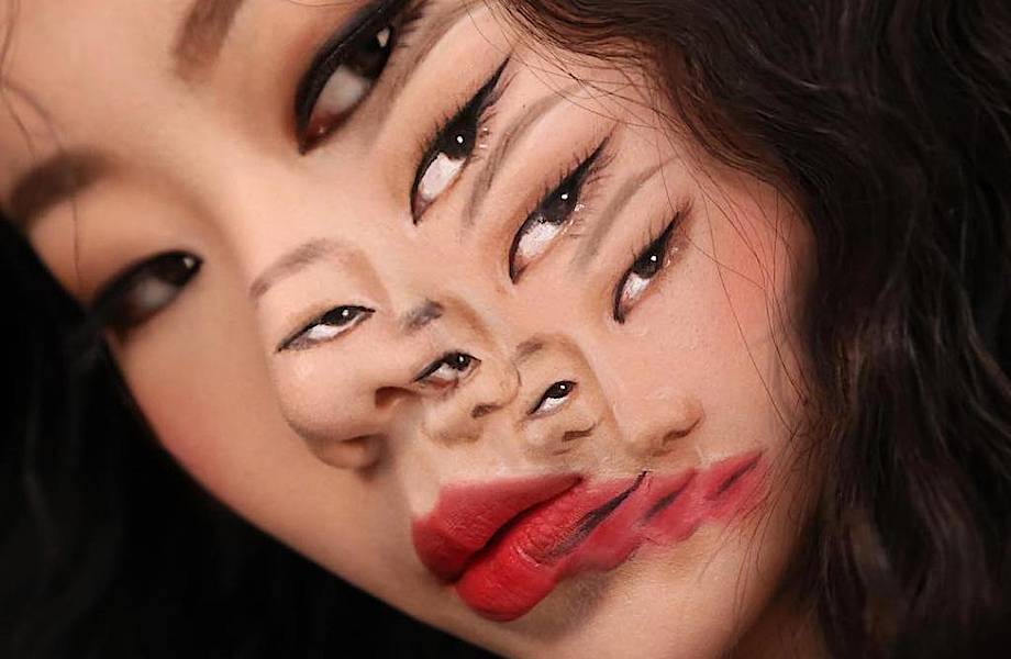 Кореянка рисует на себе умопомрачительные иллюзии, которые принесли ей мировую славу