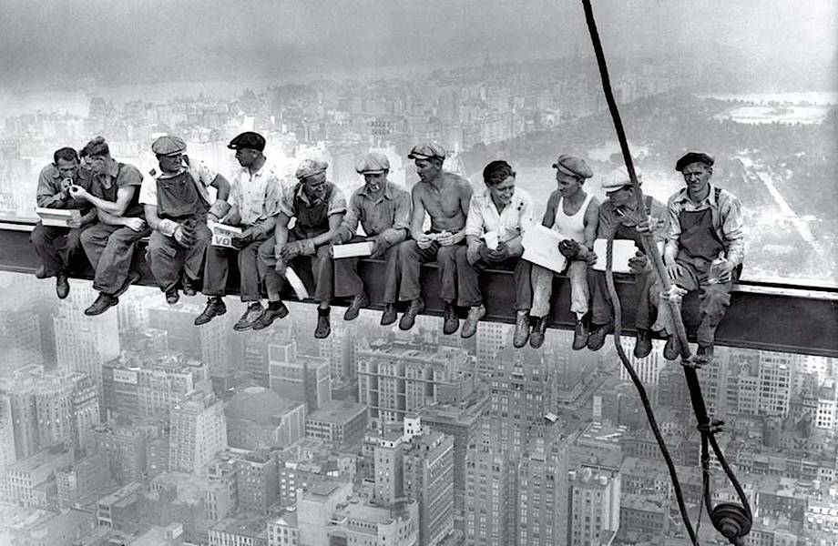 История в фото: как появился знаменитый снимок «Обед на небоскребе»