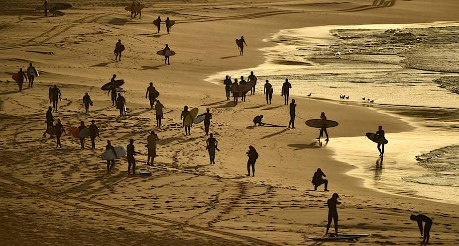  Фото дня: в первый день открытия сиднейского пляжа