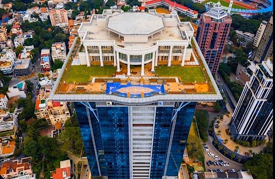 Индийский миллиардер построил свой собственный Белый дом на крыше небоскреба