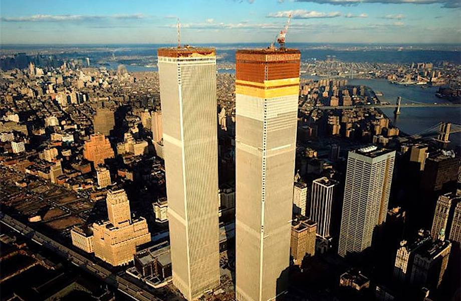 Культовый символ Нью-Йорка: башни-близнецы в 1970-е на потрясающих ретрофотографиях