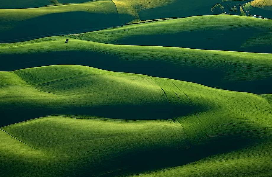Фотограф запечатлевает великолепные узоры фермерских угодий с воздуха 