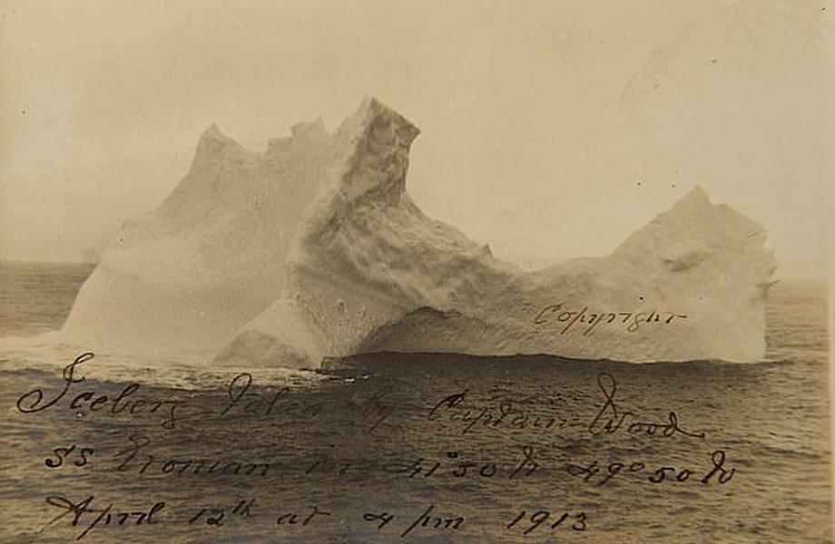 История в фото: айсберг, потопивший «Титаник»