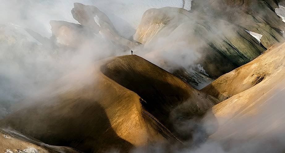 Фото дня: Исландское нагорье, окутанное туманом и паром