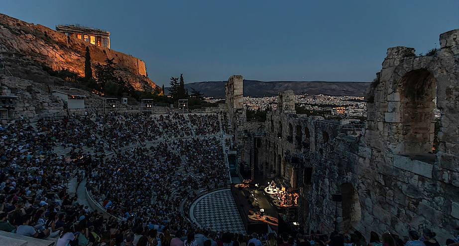 Фото дня: открытие античного театра в Афинах