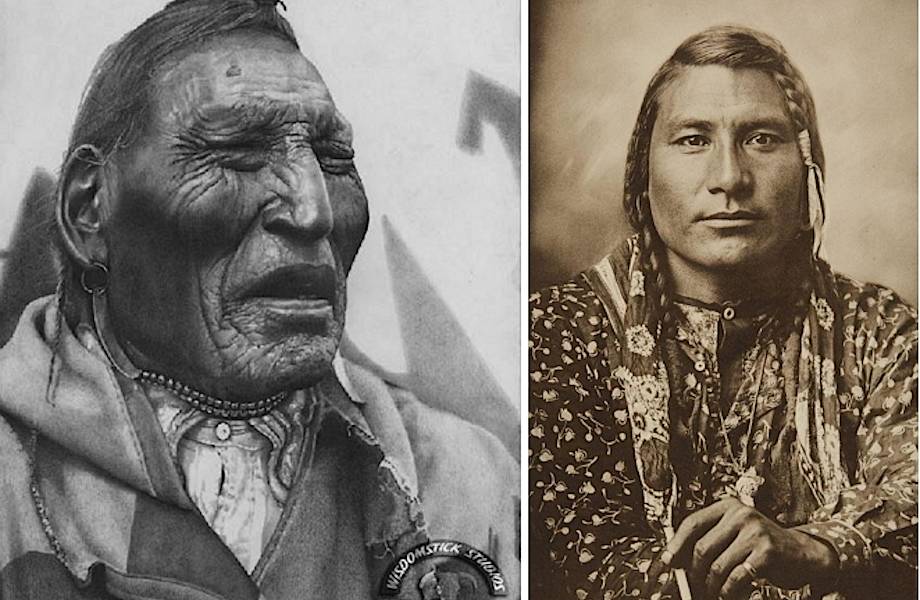 16 лиц настоящих американцев: фото индейцев рубежа XIX-XX веков 