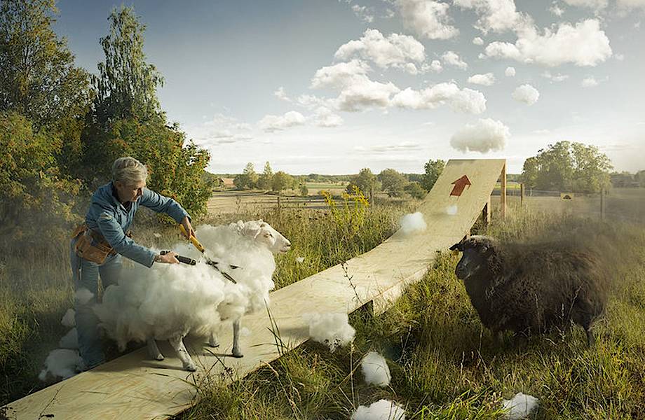 Сюрреализм XXI века: шведский фотограф Эрик Йоханссон дорисовывает реальность