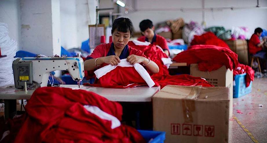 Фото дня: на одной из фабрик Китая