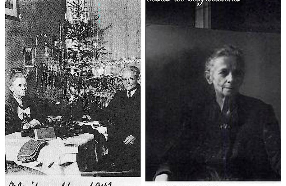 История семьи в фото: пара с 1900 по 1942 год делала одинаковые снимки на Рождество