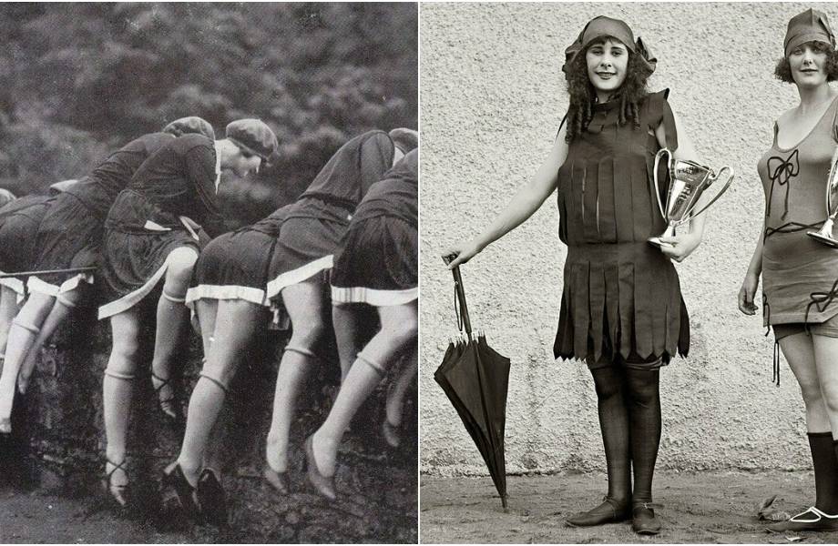 Странная мода прошлого века: почему в начале ХХ столетия девушки подворачивали чулки