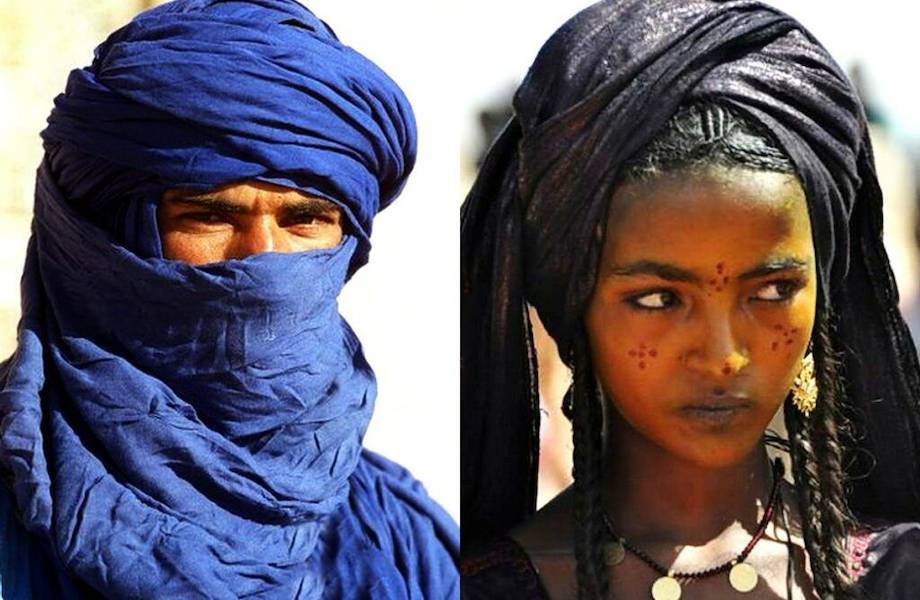 Туареги — исламское племя, где все наоборот: женщины правят, а мужчины носят паранджу