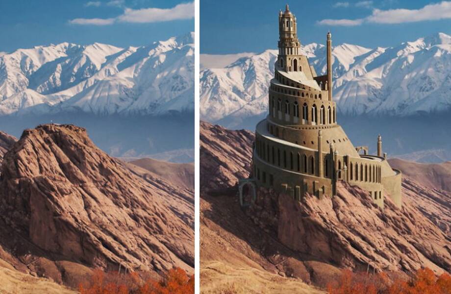 Как могли бы выглядеть 6 величественных замков Азии, если бы не были разрушены