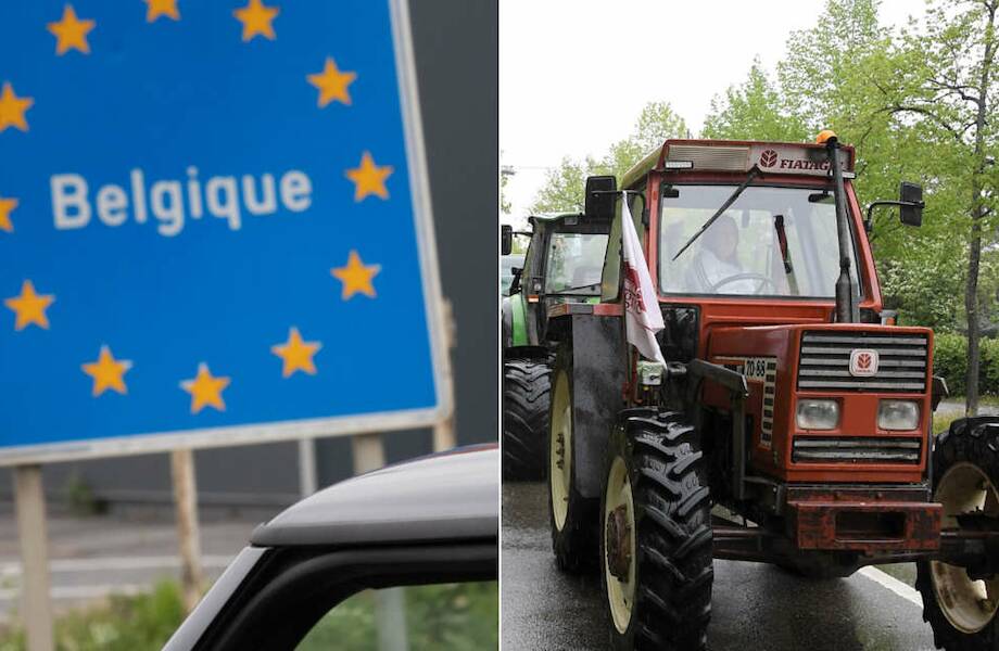 Фермер случайно изменил границу между Францией и Бельгией: она мешала его трактору