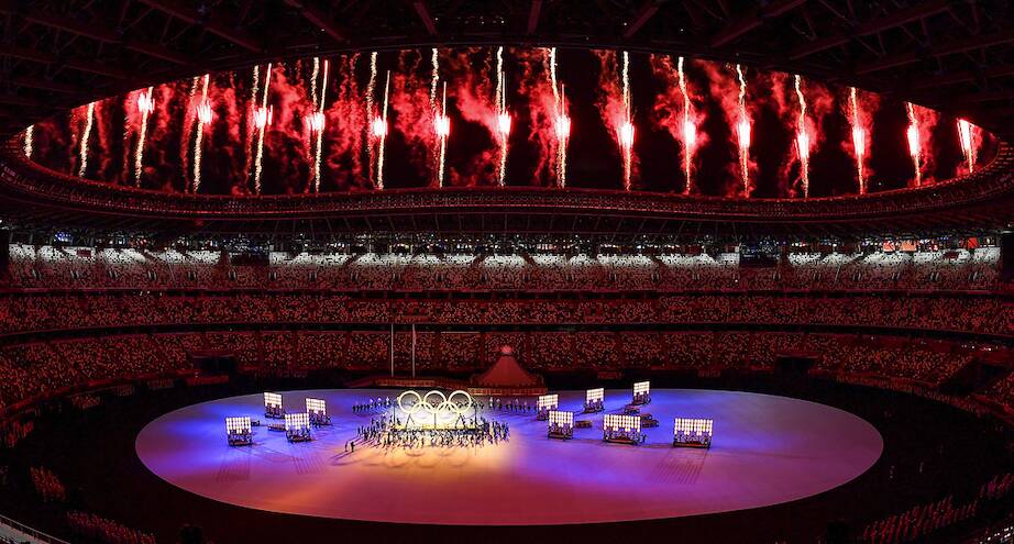Фото дня: открытие Олимпийских игр в Токио