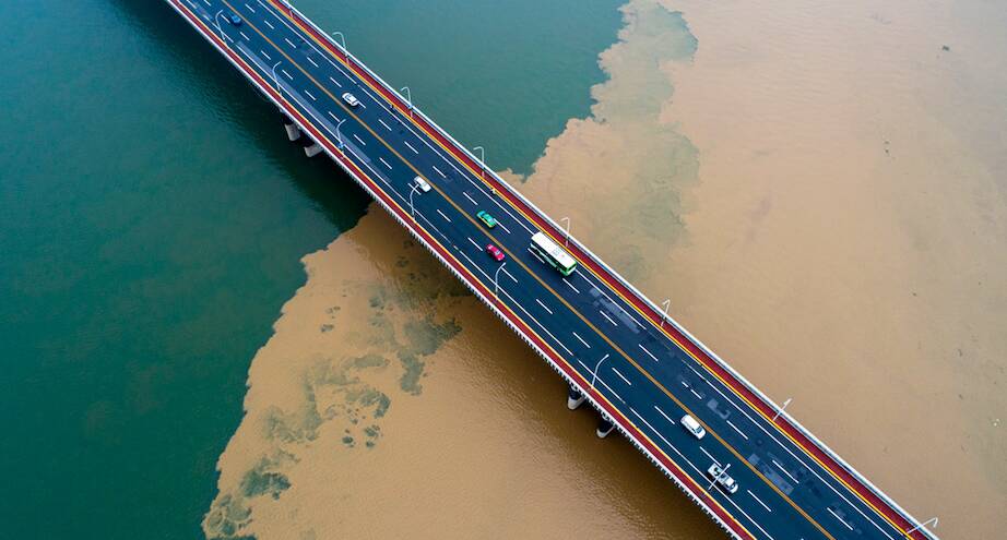 Фото дня: река Хан после ливней