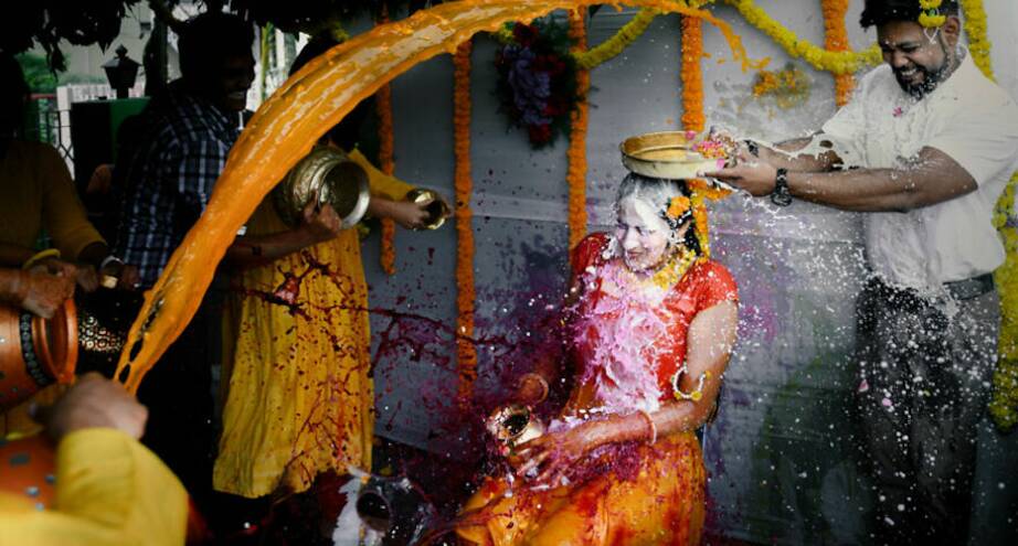 Фото дня: свадьба в Индии