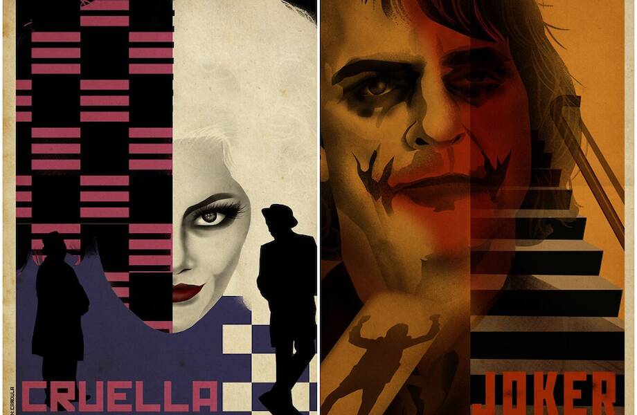 «Матрица» и другие: художник создал 12 постеров к фильмам в стиле советских плакатов