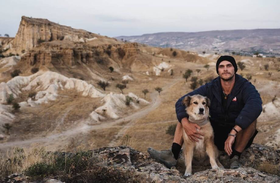 Пешком вокруг света: снимки путешественника, который обошел планету со своей собакой