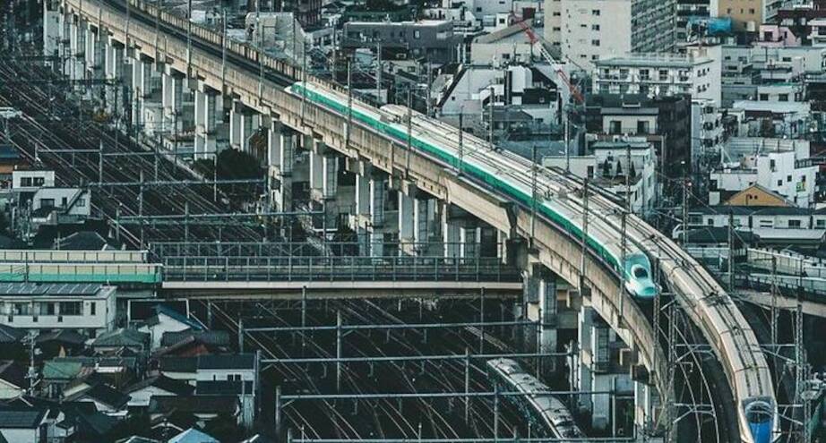 Фото дня: поезд в Токио