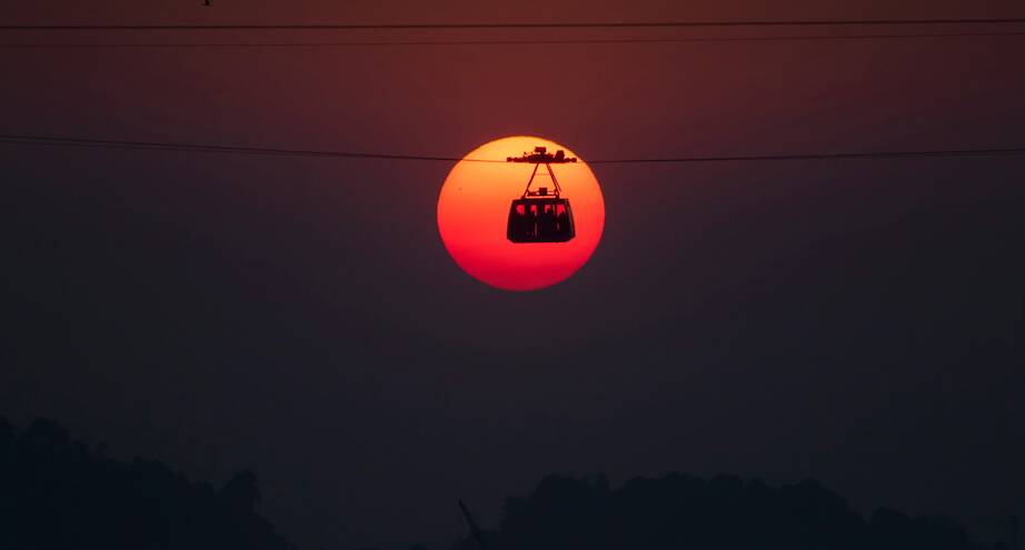 Фото дня: закат в Гувахати