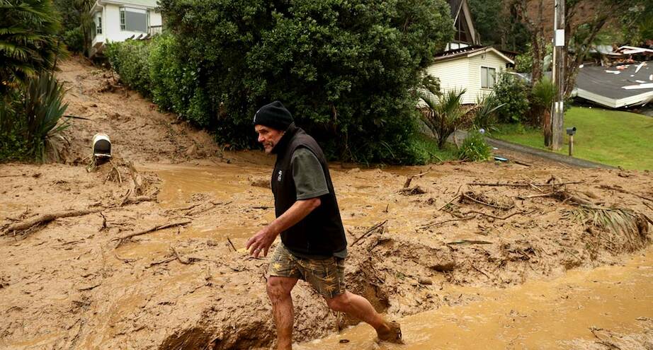 Фото дня: последствия циклона в Новой Зеландии