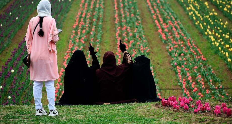 Фото дня: самый большой азиатский сад тюльпанов