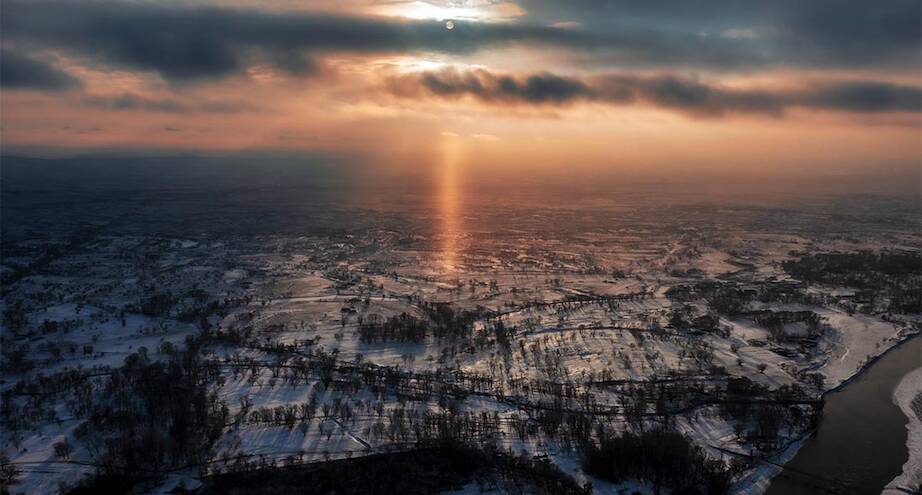 Фото дня: зимнее солнце на Алтае