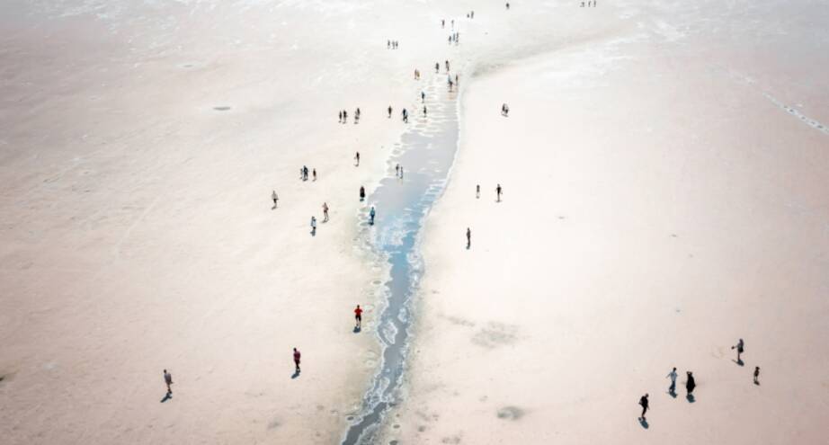 Фото дня: озеро Туз в Турции, которое почти исчезло