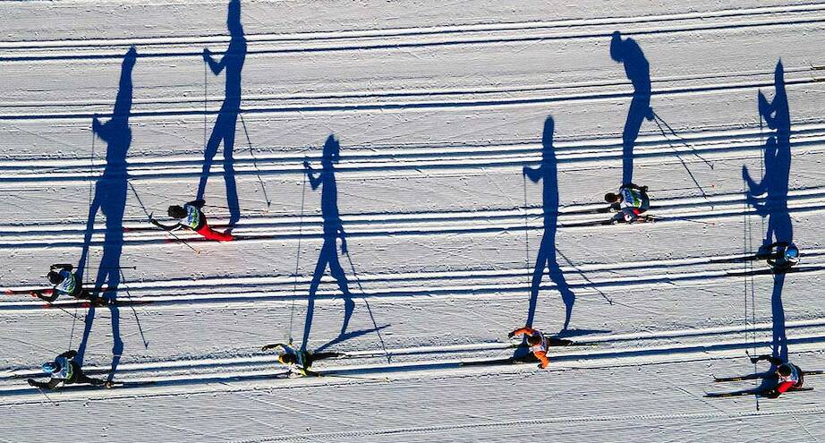 Фото дня: лыжная гонка