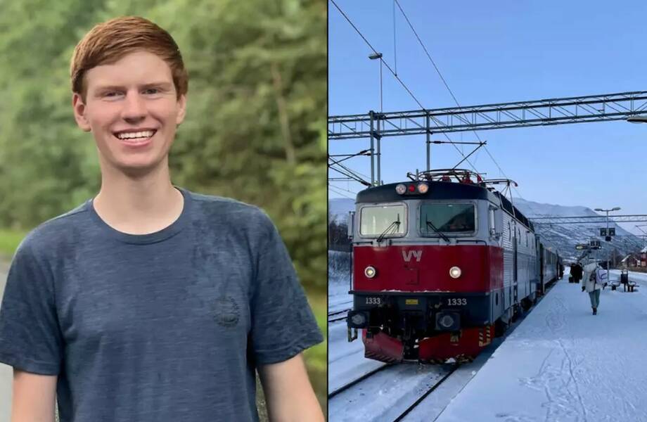 Немецкий подросток покинул дом, чтобы жить в поезде и путешествовать по стране