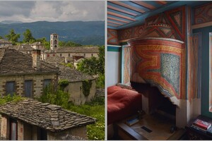 Как удаленным греческим деревням удалось сохранить прекрасные фрески на стенах